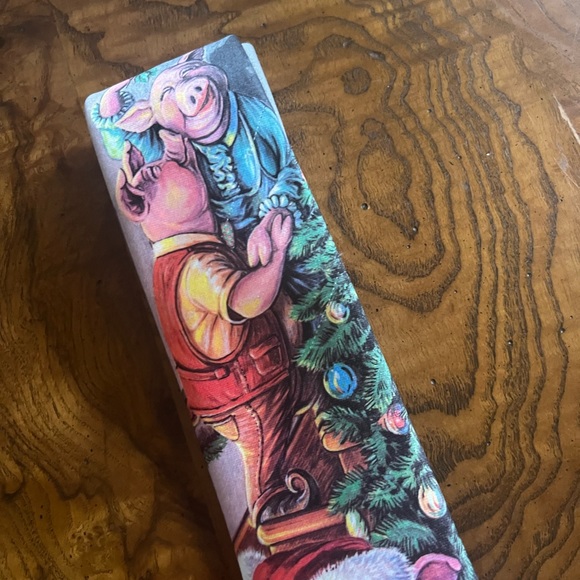 Original Vintage Ralph Marlin Whimsical Christmas Tie - Picture 4 of 8